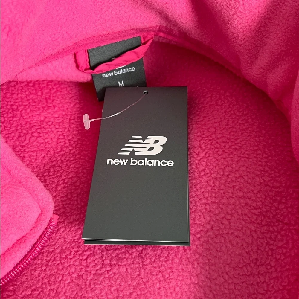 New Balance Women's Bright Pink Fleece Jacket